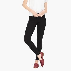 J. Crew Black Gigi Ponte Pant with Side-Zip